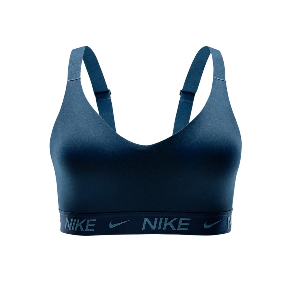 Nike Indy Dri-FIT Activewear Sports Bra Medium Support Navy Women's Athleisure L